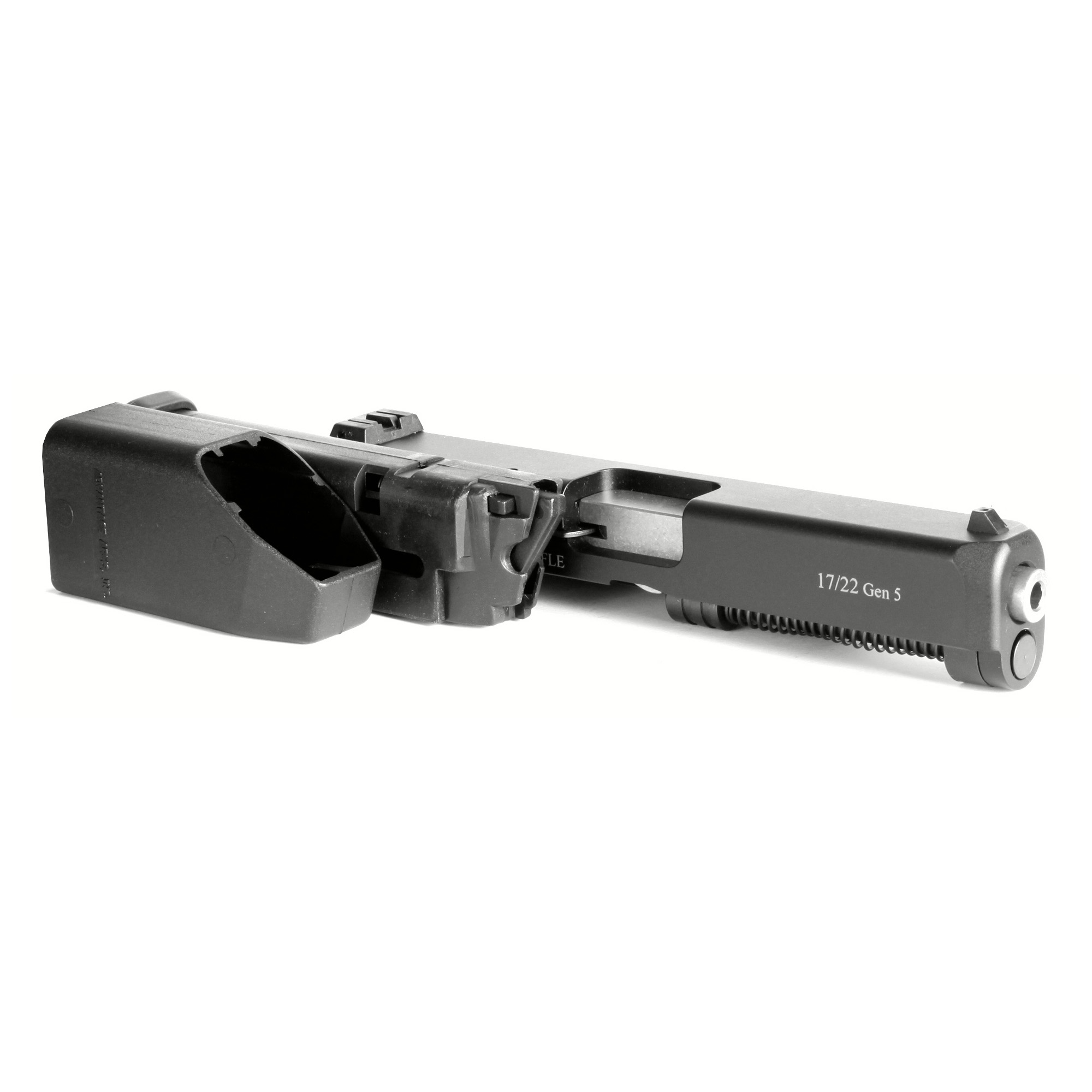 Advantage Arms Advantage Conversion Kit, 22LR, Fits Glock Generation 5 17/22, Black Finish, 10 Rounds, 1
