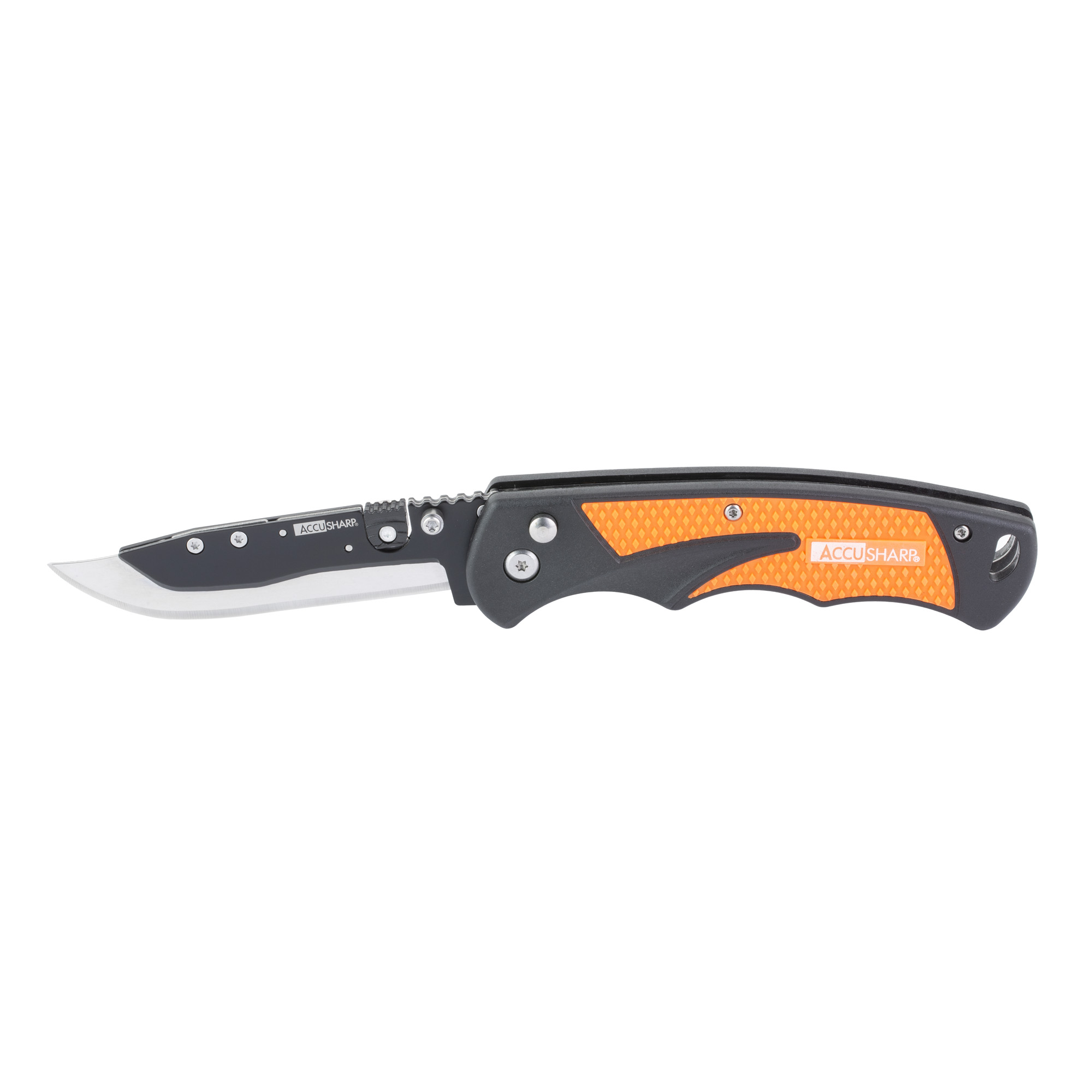 AccuSharp 3.5" Razor Knife Orange Folding Knife