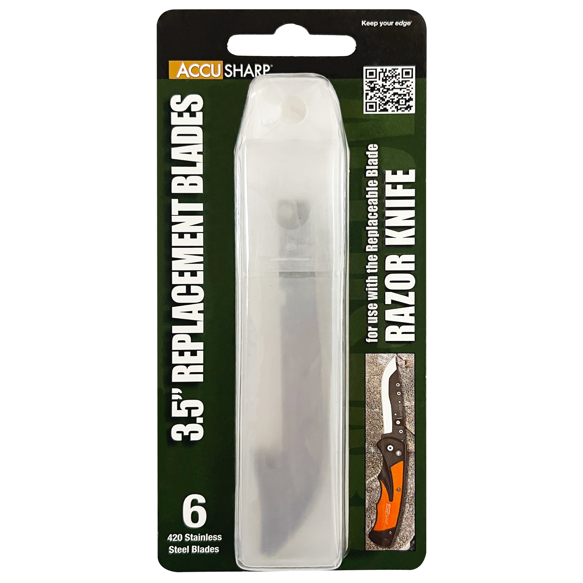 AccuSharp 3.5" Replacement Blades Or