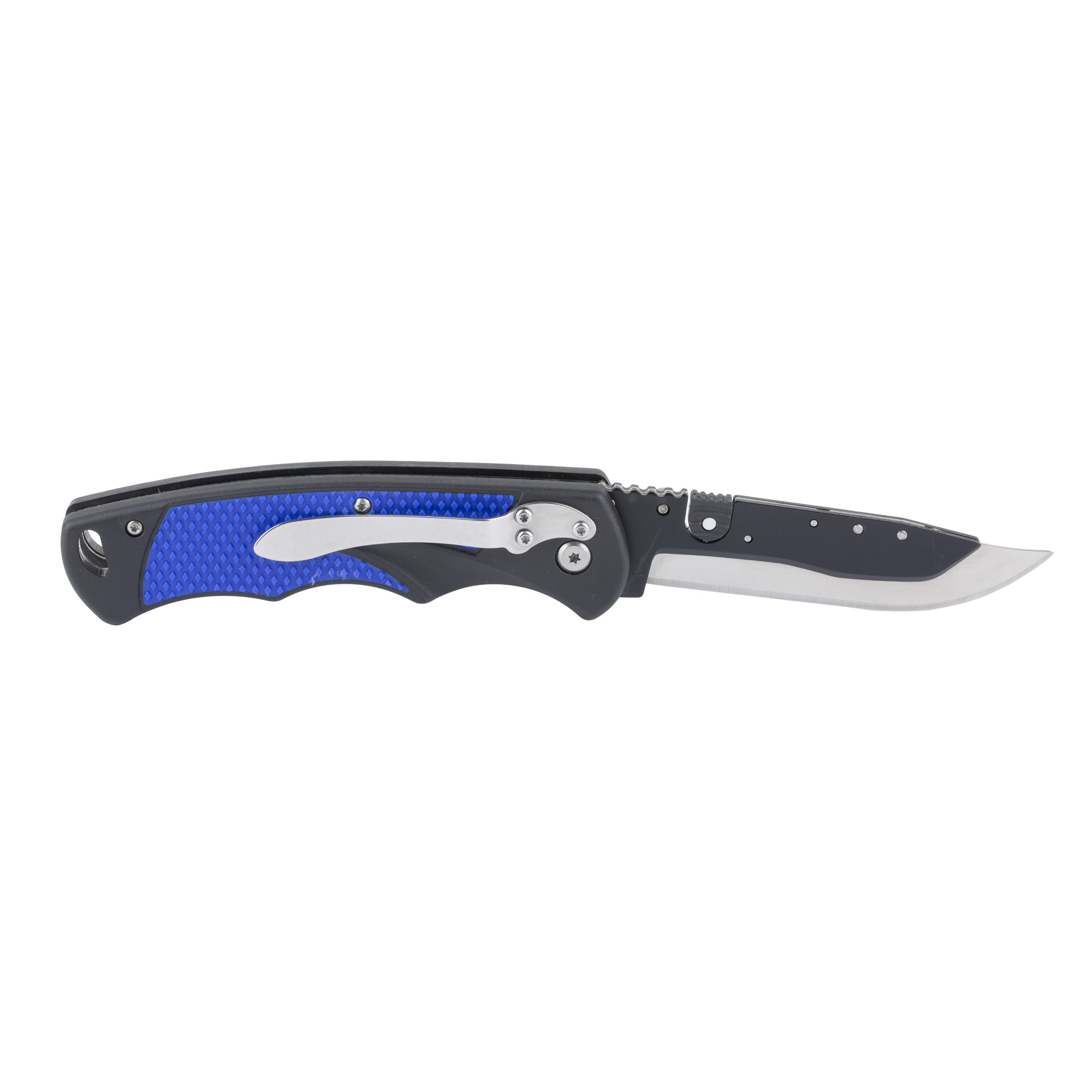 AccuSharp 3.5" RAZOR KNIFE Blue/Black Folding Knife AccuSharp 3.5" RAZOR KNIFE Blue/Black Folding Knife