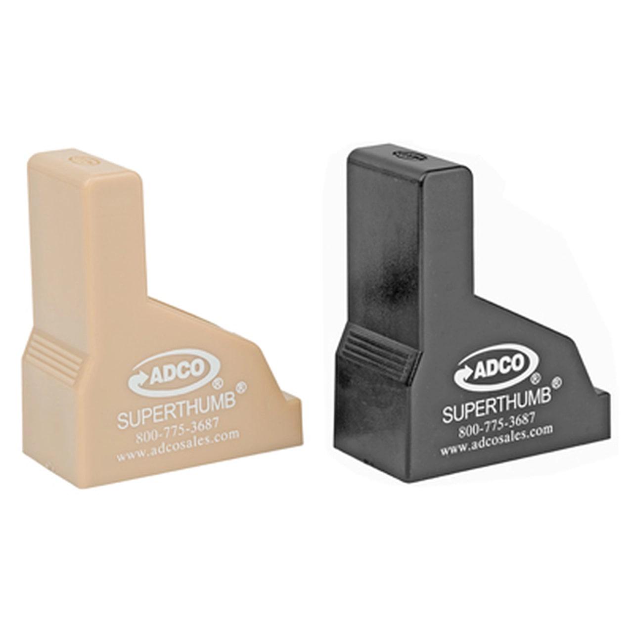 ADCO Arms ADCO Super Thumb Mag Loader/unloader 2/ct Black and Tan