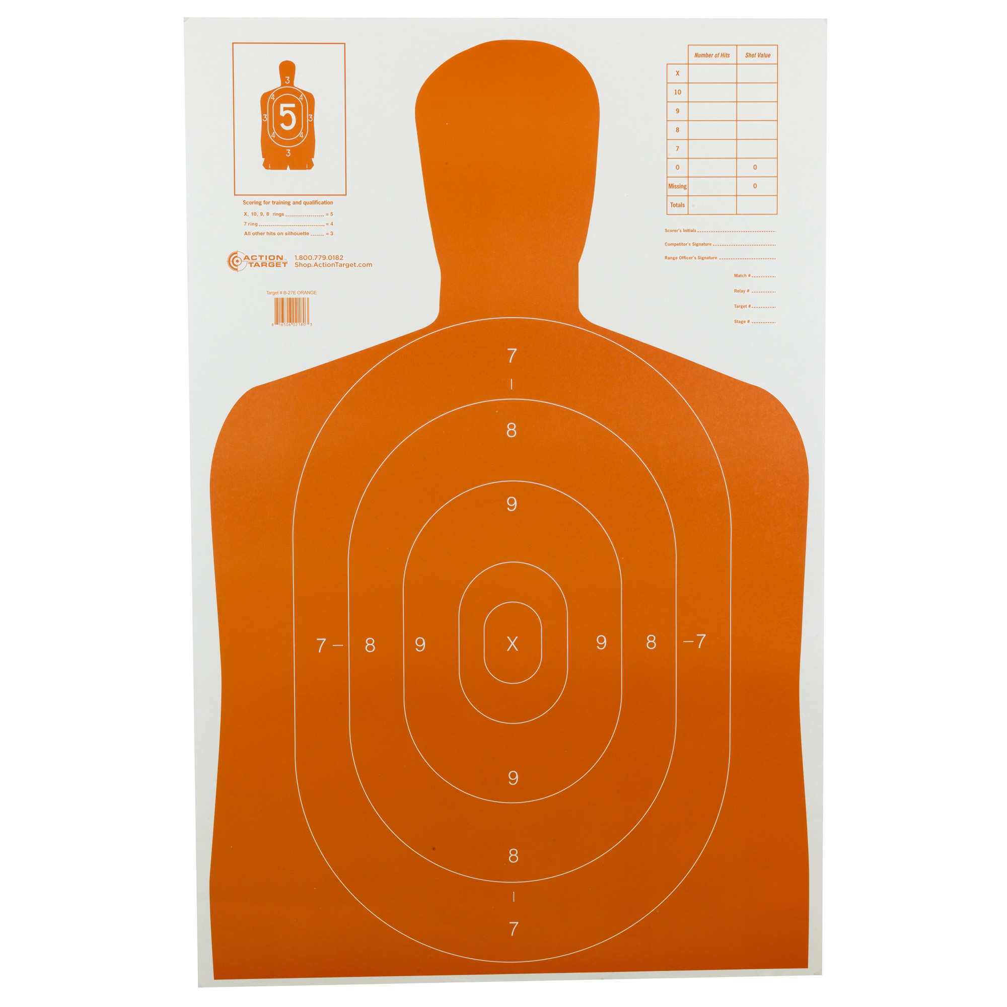 Action Target Action Tgt B27e Org 100PK Target