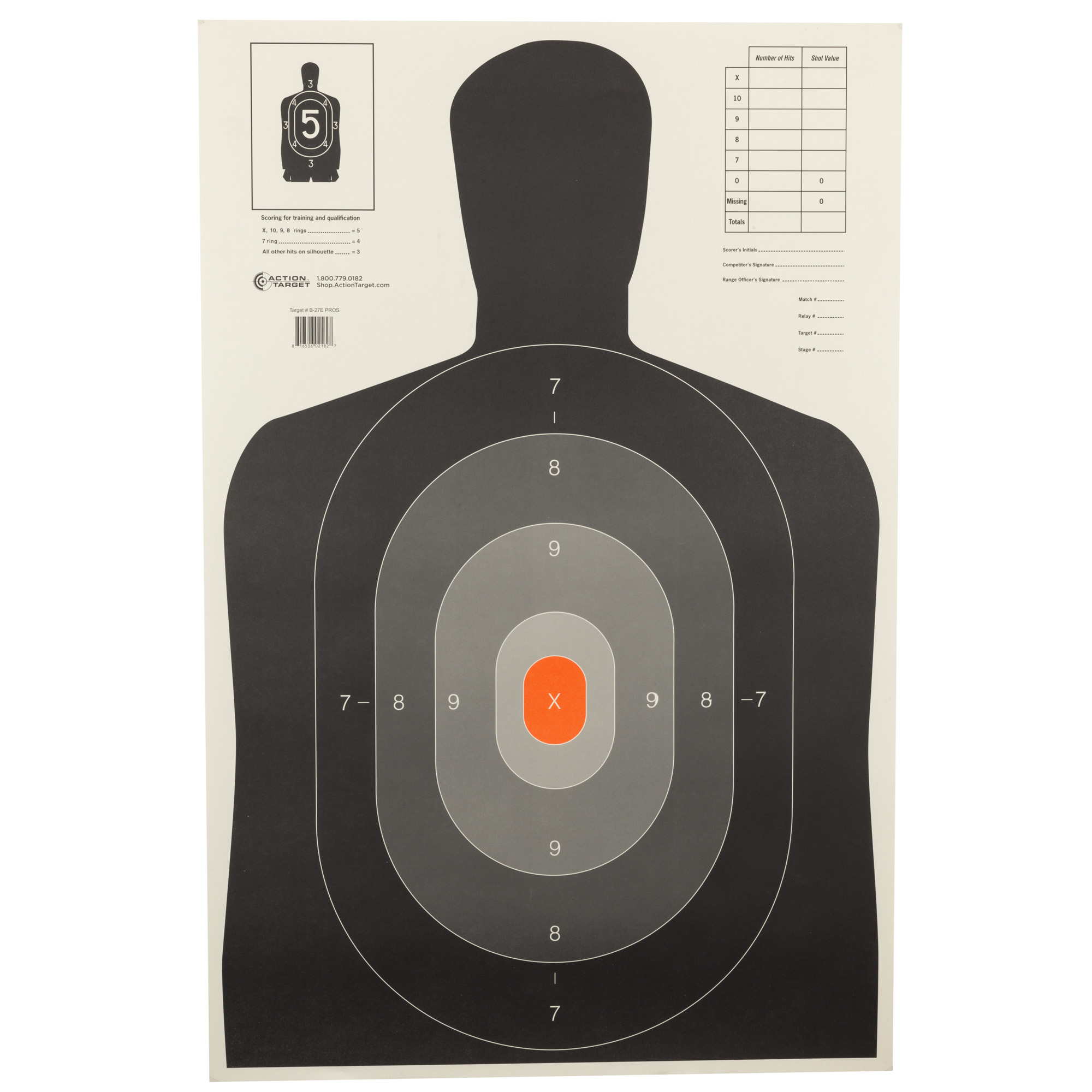 Action Target Action Tgt B27e Pros 100PK Target