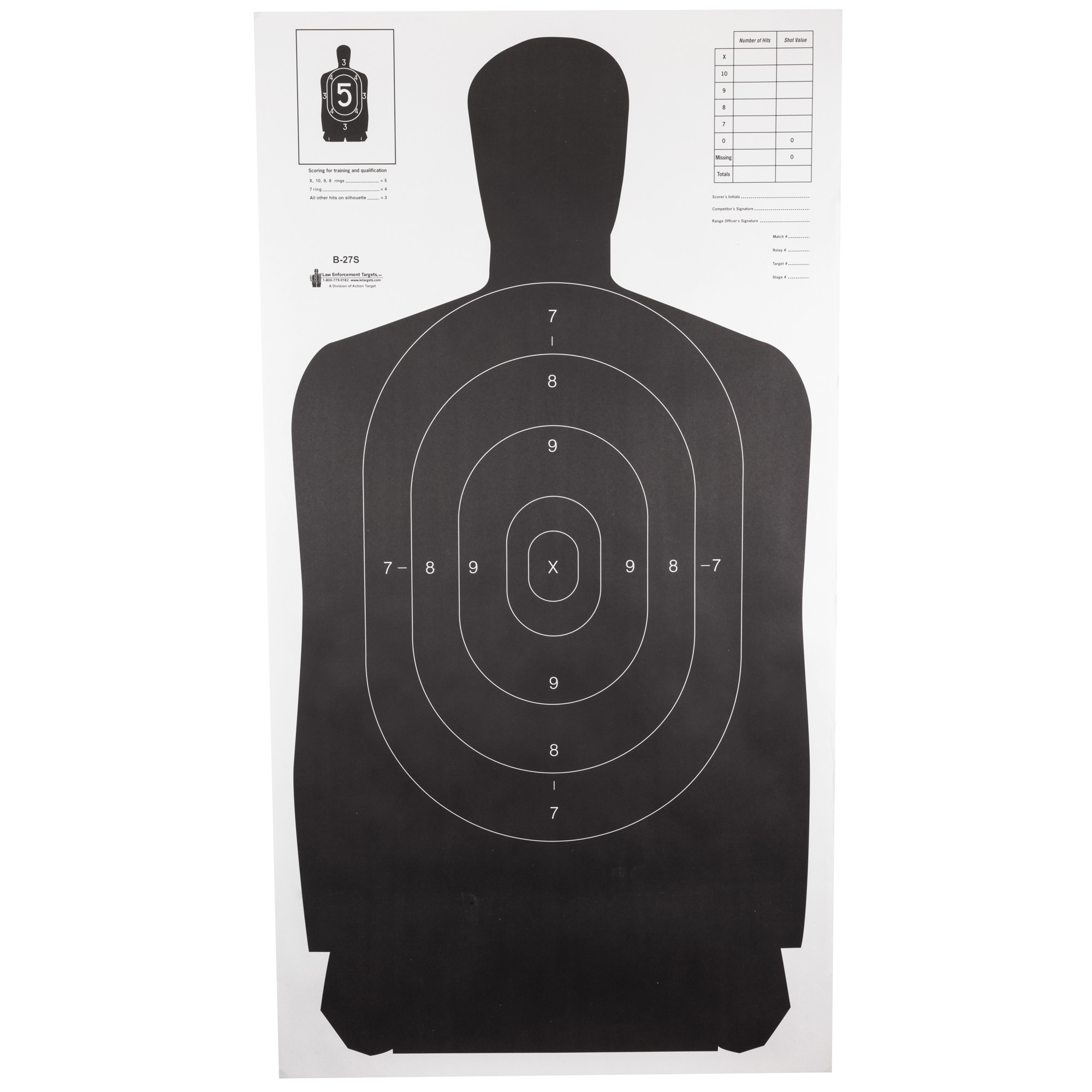 Action Target Action TGT B27S Black 100PK Target