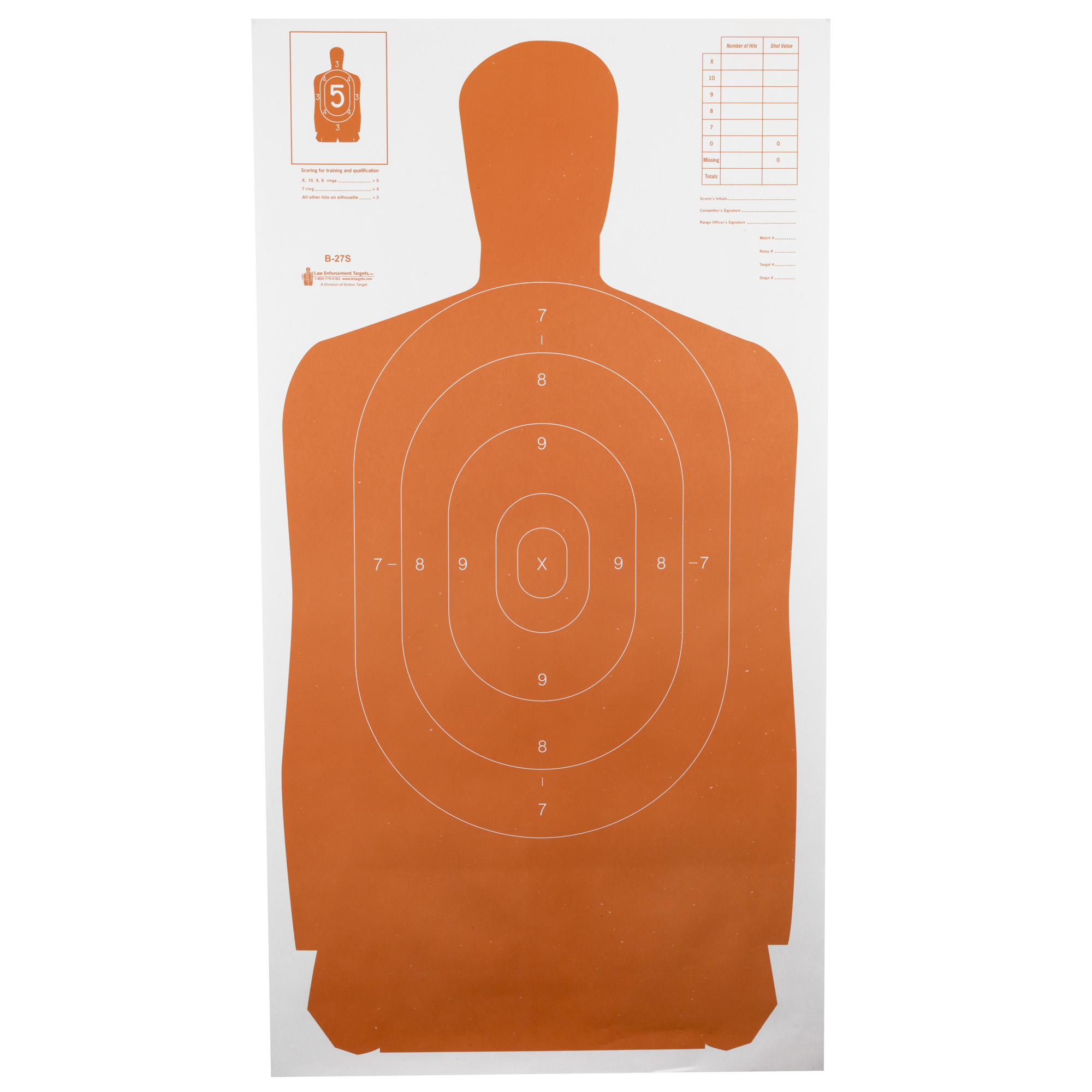 Action Target Action Tgt B27s Org 100PK Target