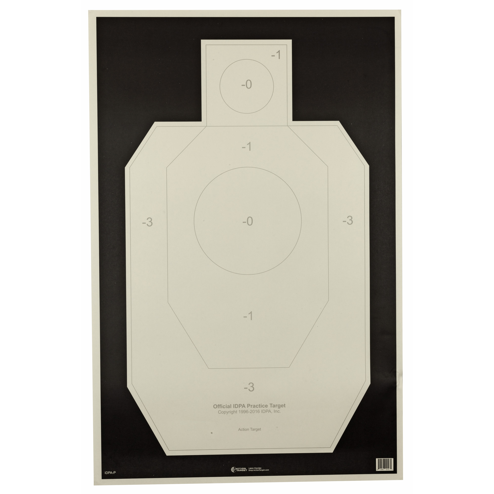 Action Target Action Tgt Idpa Paper 100PK Target