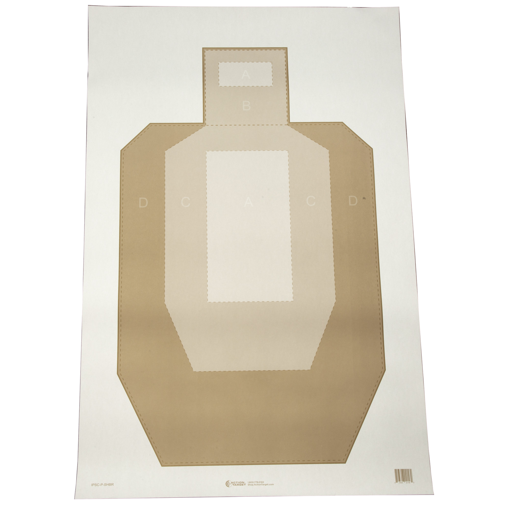 Action Target Action Tgt Ipsc/uspsa Brn 100PK Target