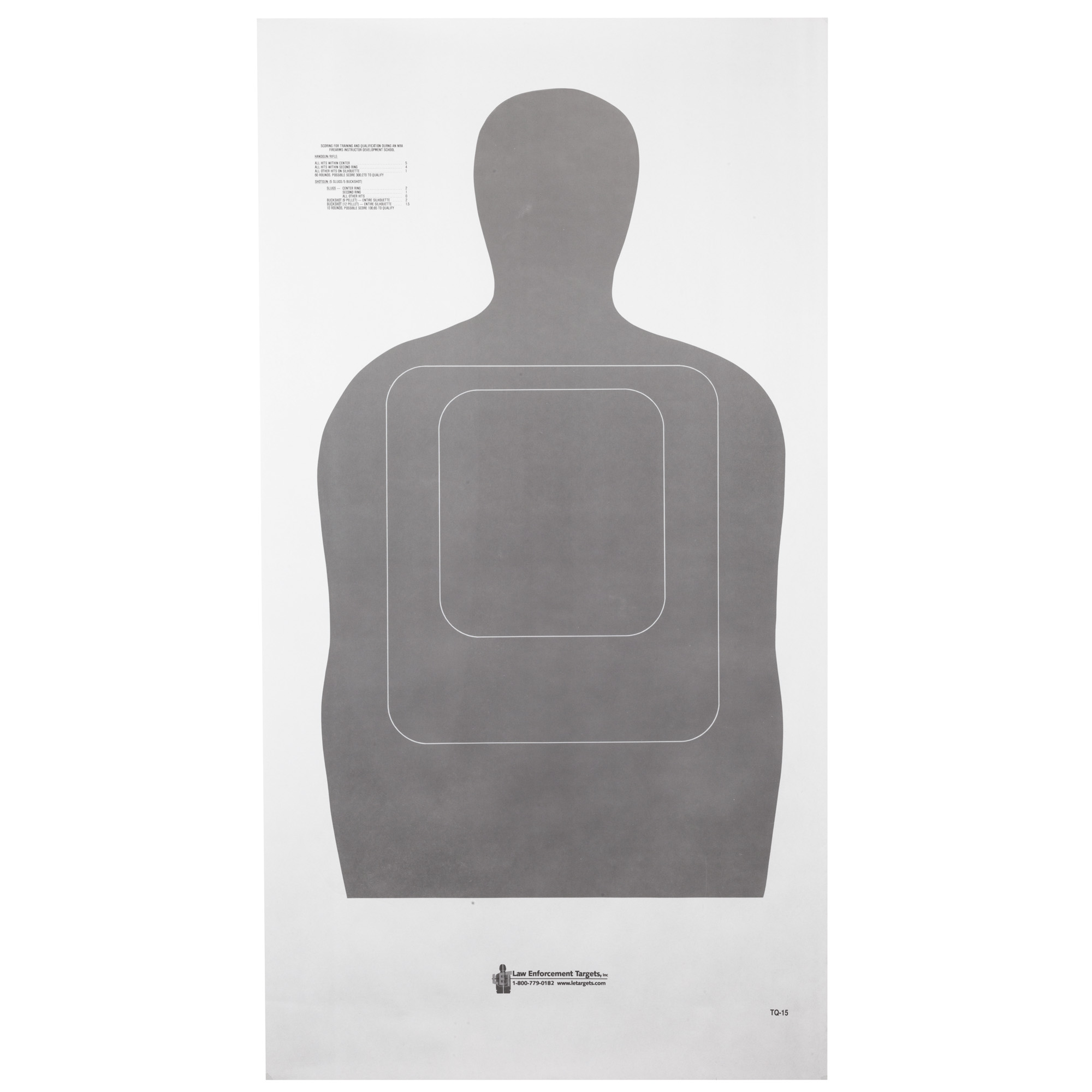 Action Target Action Tgt Tq 15 Gray 100PK Target