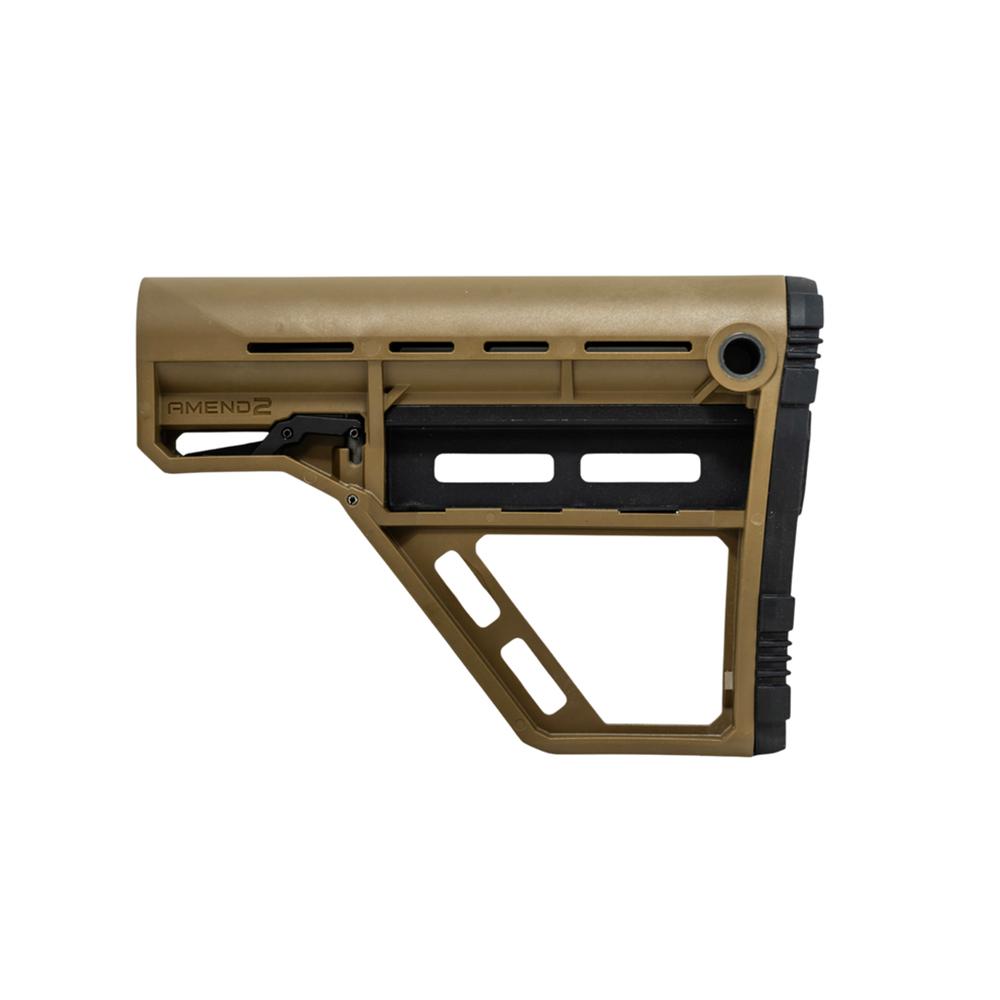 C&E Innovations DBA Amend2 Amend2 AMS Modular Mil-Spec Carbine Stock Base M-LOK Cyt Brn Model