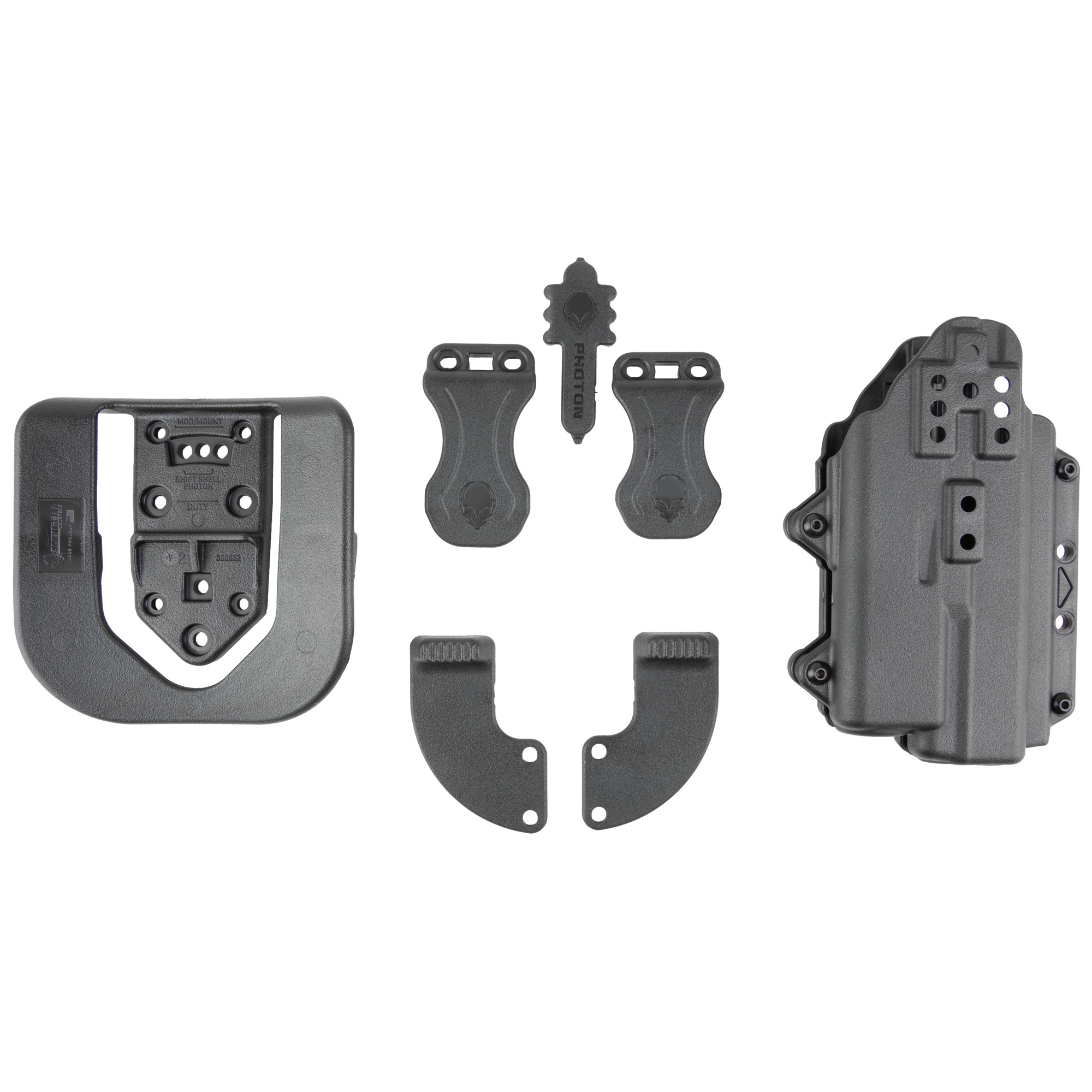 Alien Gear Holsters Alien Agh Photon Fits Glk 17/22/47 Black Outside Waistband Holster