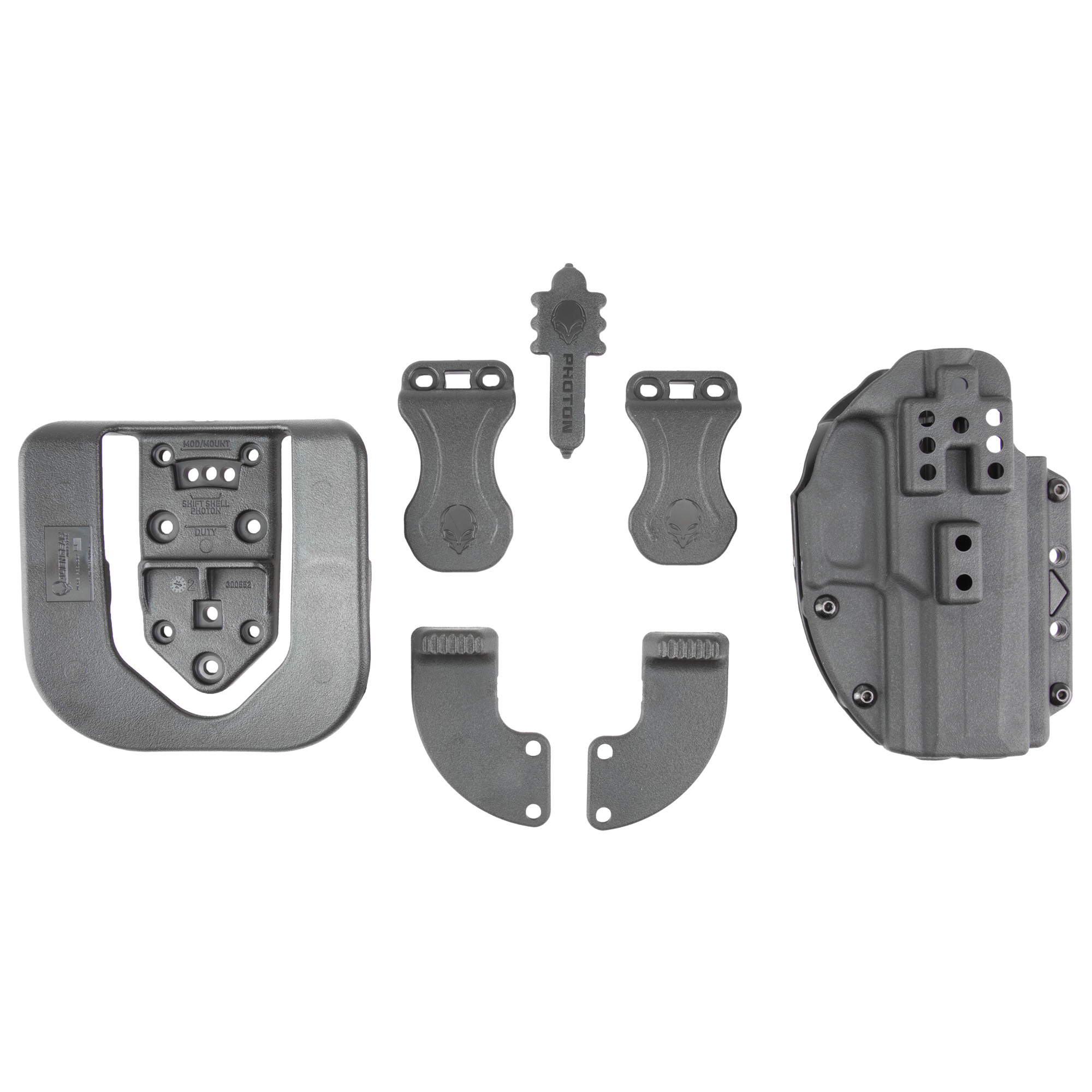 Alien Gear Holsters Alien Agh Photon Fits Sig P320c Black Outside Waistband Holster