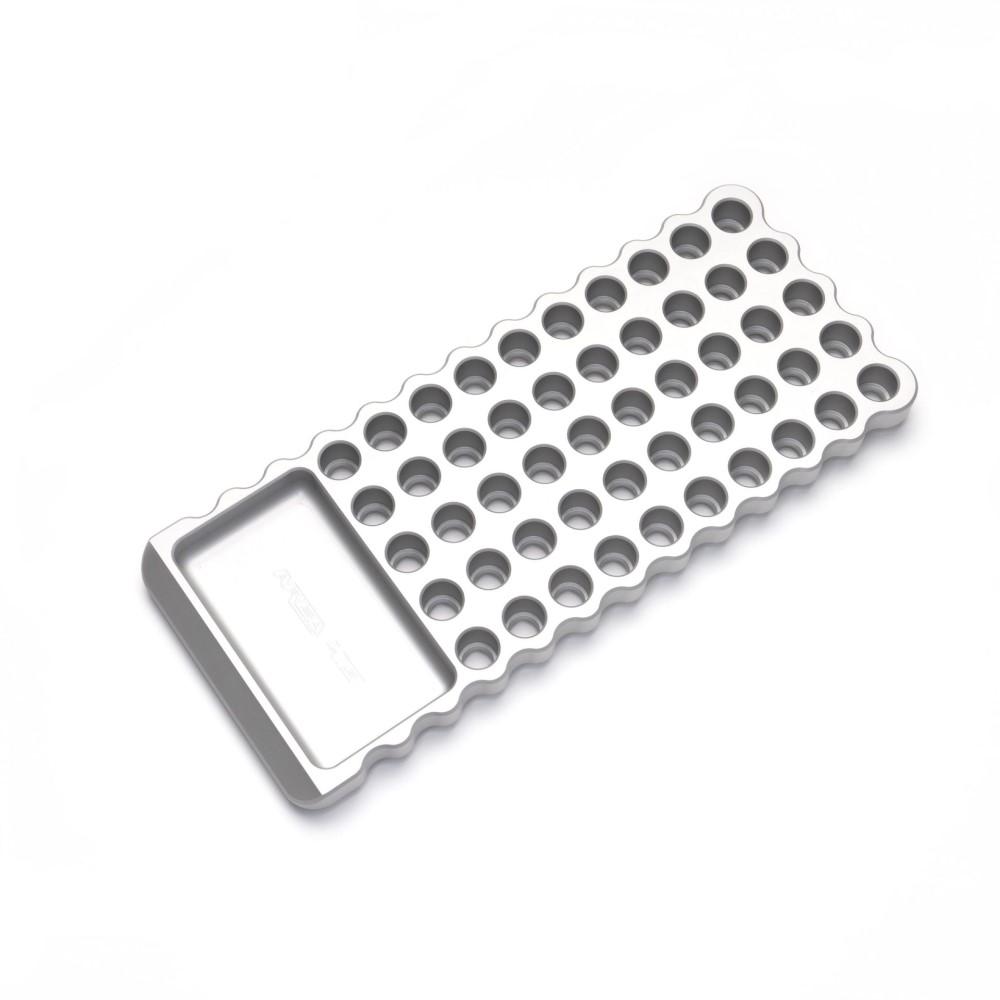 Area419 Billet Loading Block Clear Anodized with Area 419 in the tray 308