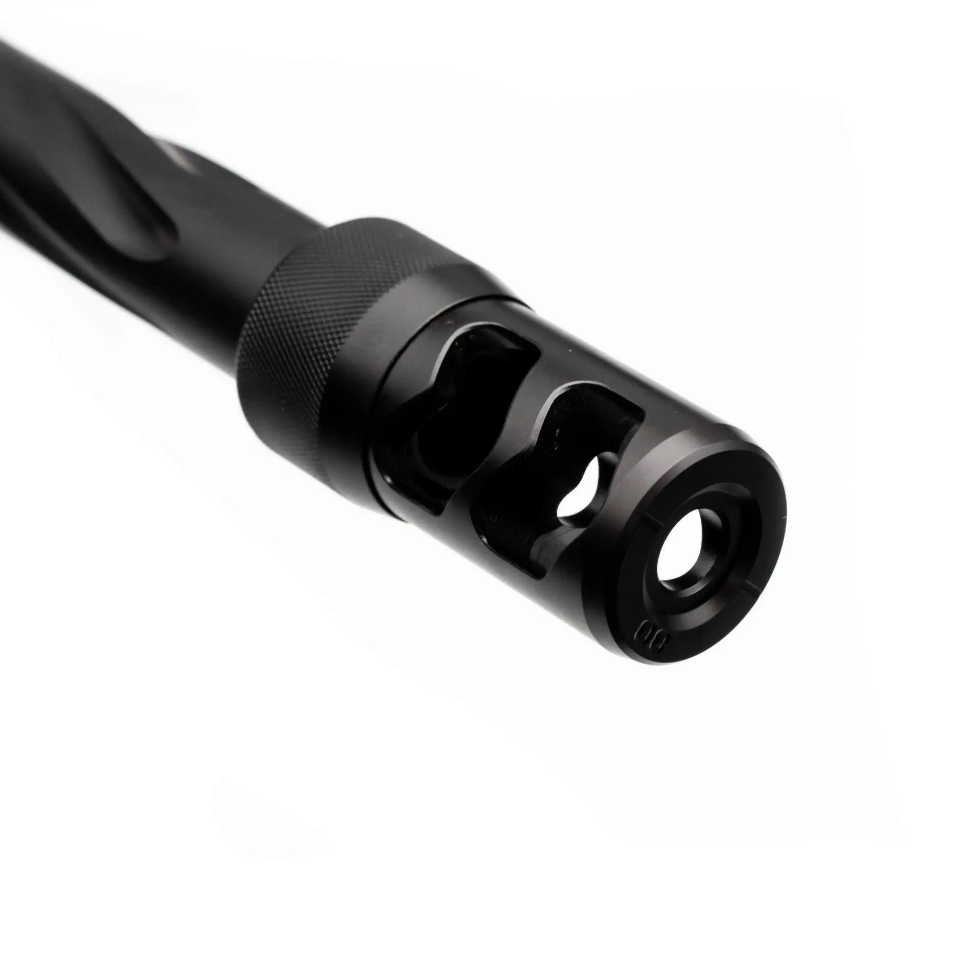 Area 419 Hellfire 2P-Self Timing Muzzle Brake w/ Adapter 6.5mm/30cal 5/8-24 Area 419 Hellfire 2P-Self Timing Muzzle Brake w/ Adapter 6.5mm/30cal 5/8-24