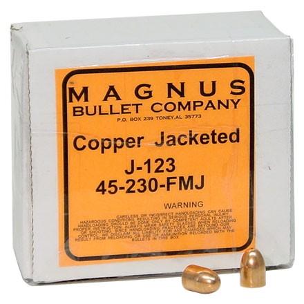 Magnus Bullet Co. Allstar/Magnus Bullets .45 ACP .451" 230 gr FMJ 500/ct