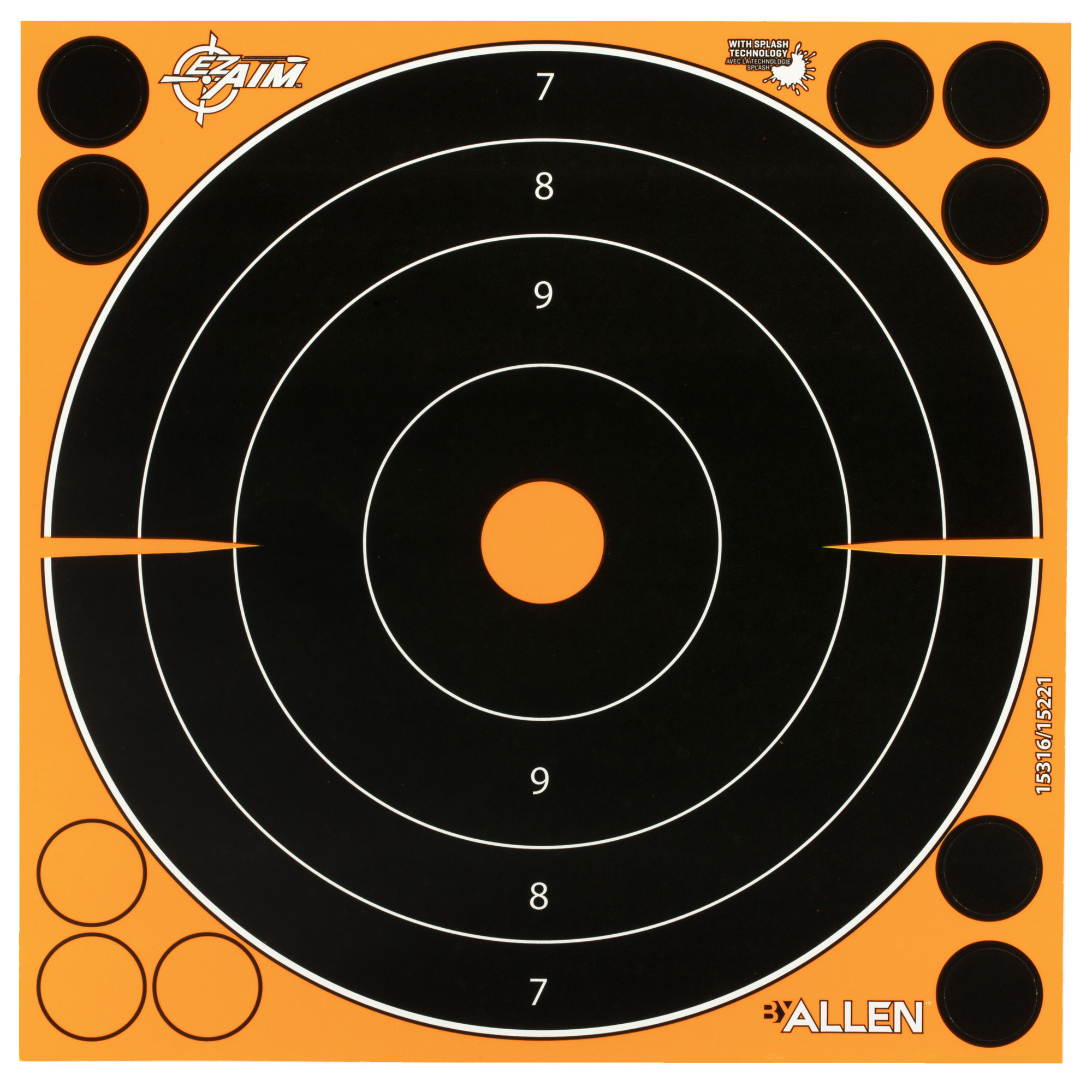 Allen Company Allen Ez Aim 8"X8" Bullseye 30PK