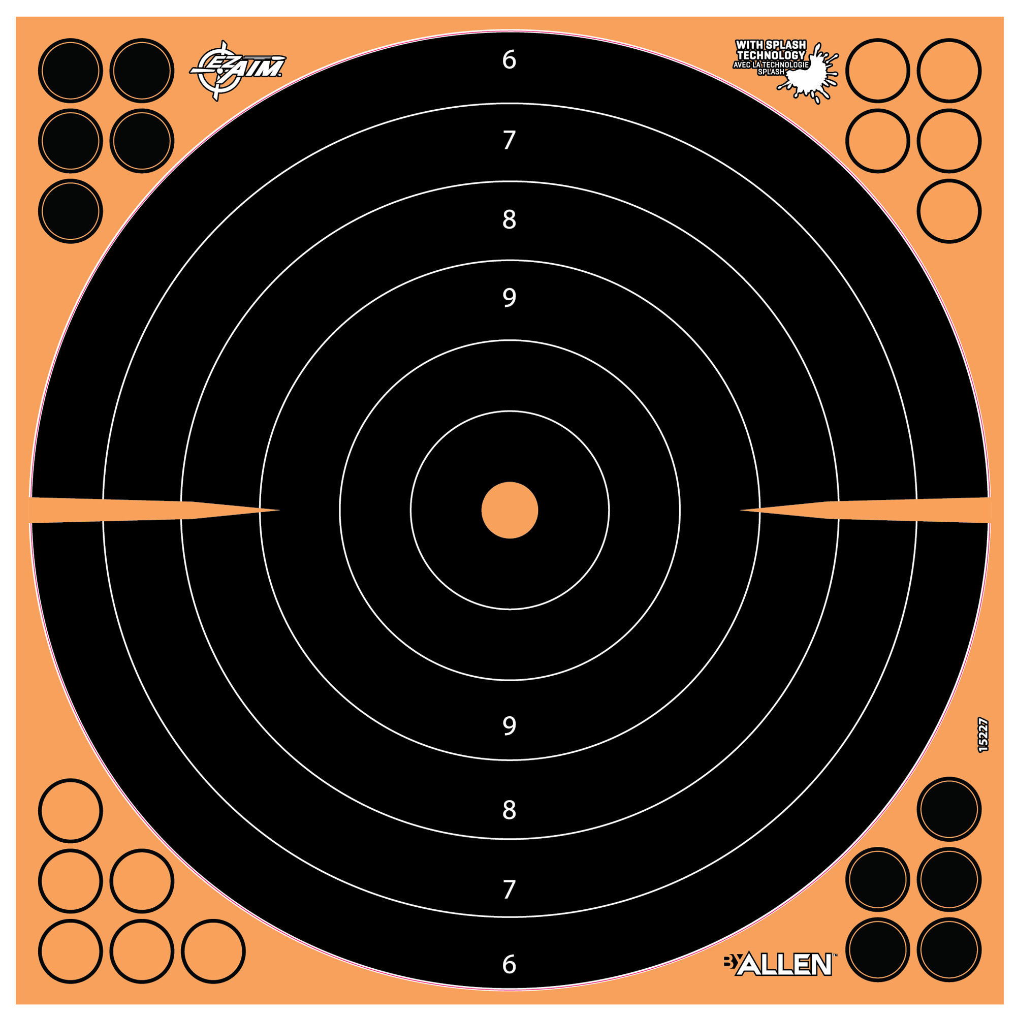 Allen Company Allen Ez Aim 16"X16" Bullseye 5PK