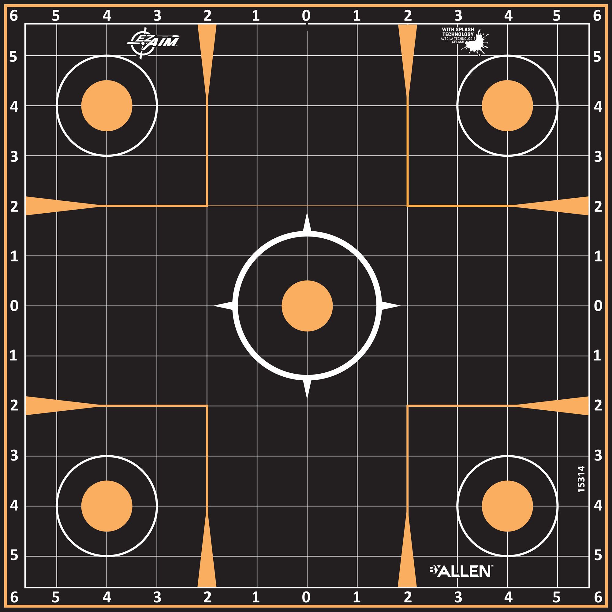 Allen Company Allen Ez Aim 12"X12" Sight-In 5PK