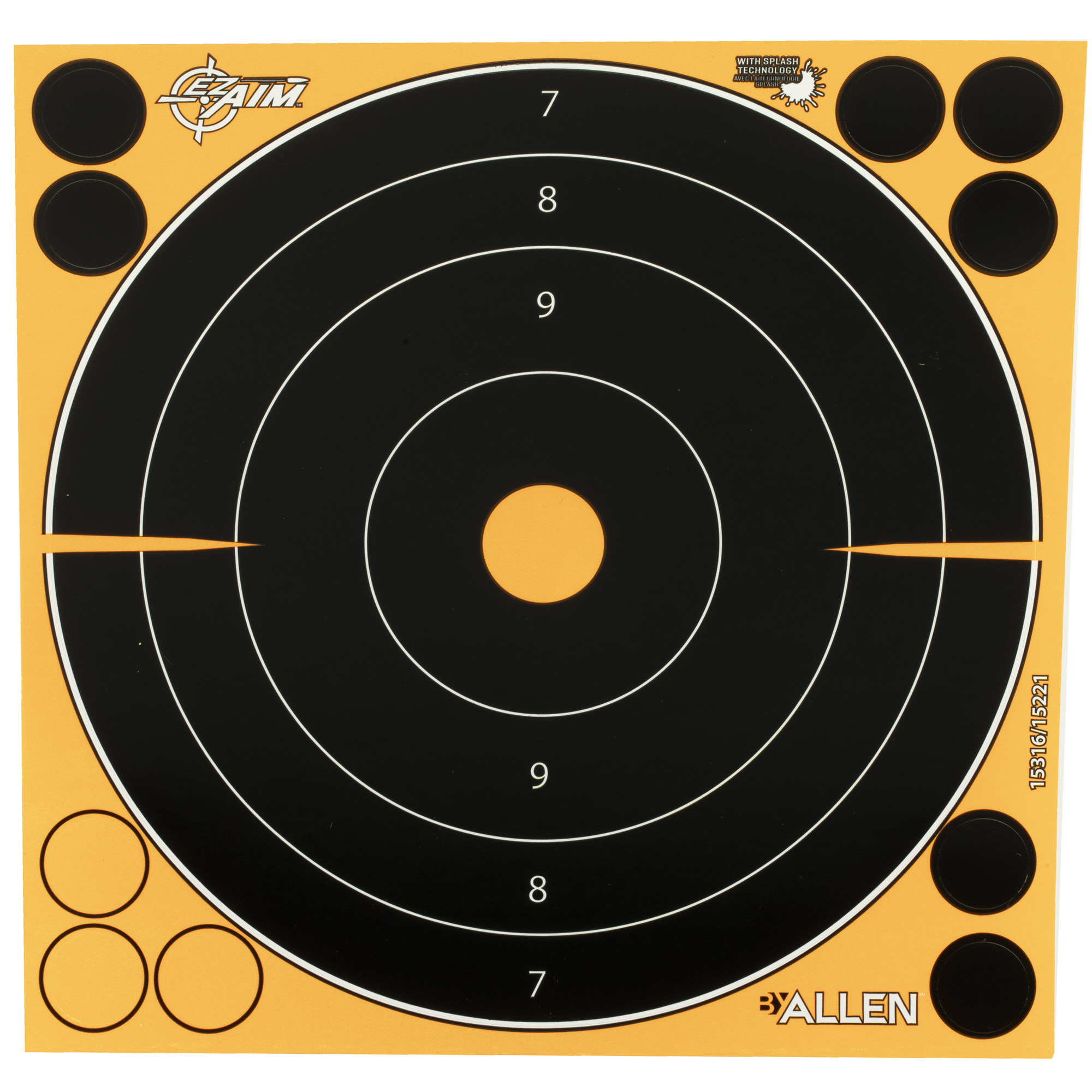 Allen Company Allen Ez Aim 8" Bullseye 6PK