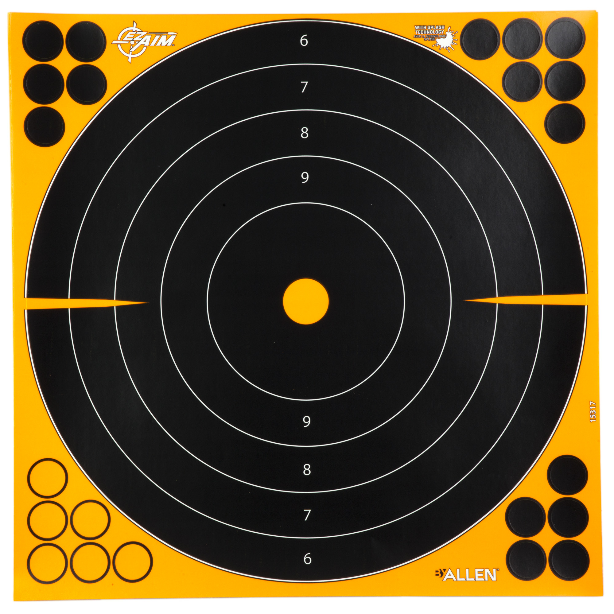 Allen Company Allen Ez Aim Splash 12"BULLSEYE 10PK