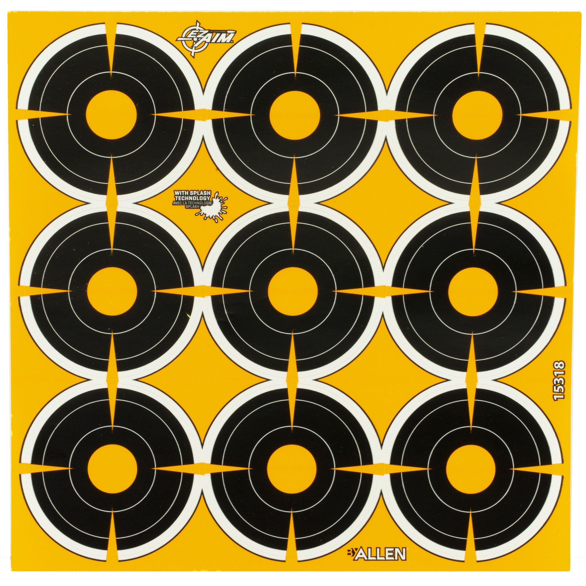 Allen Company Allen Ez Aim 2" Bullseye 12 Sheets