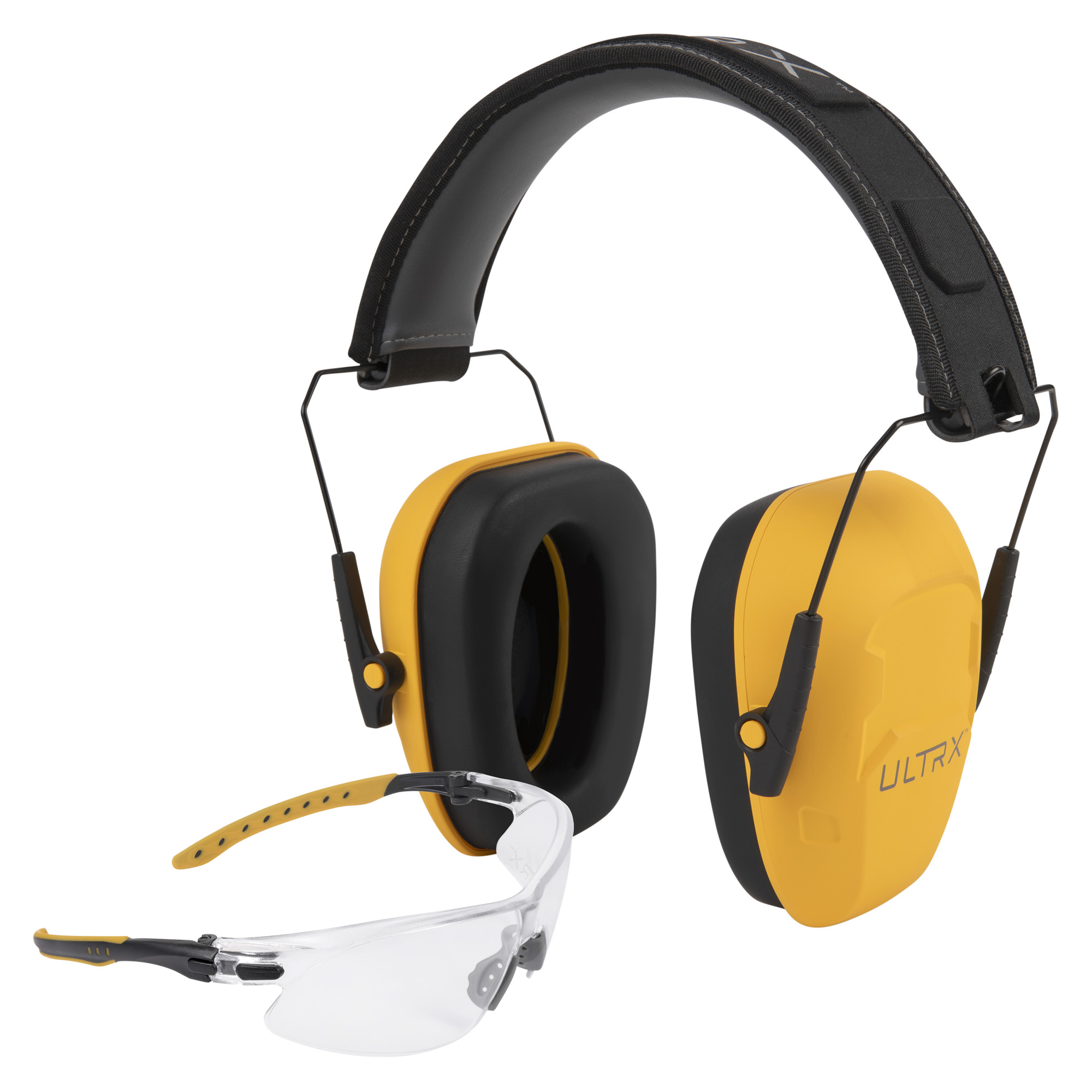 Allen Company Allen Ultrx Shield Combo Yellow Earmuff