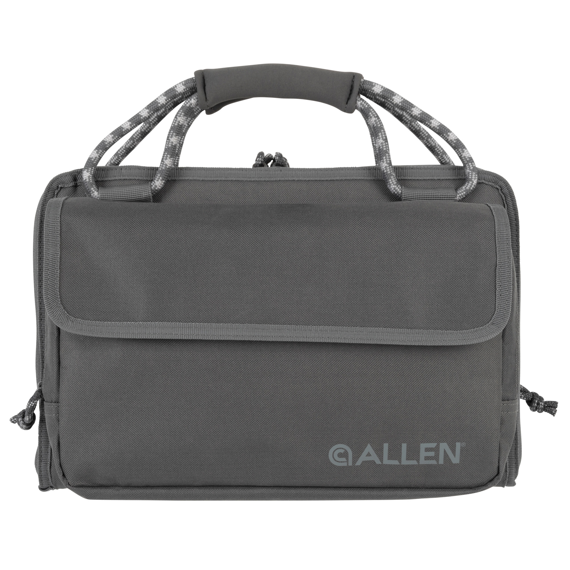Allen Company Allen Rollins Double Handgun Case Gray Pistol Case