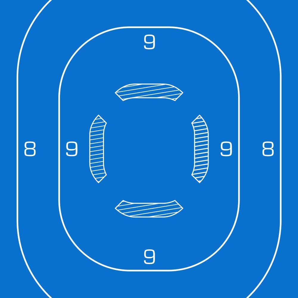 The Allen Company Inc. Allen EZ-Aim Silhouette Paper Shooting Targets 23"W x 35"H Blue 100/ct