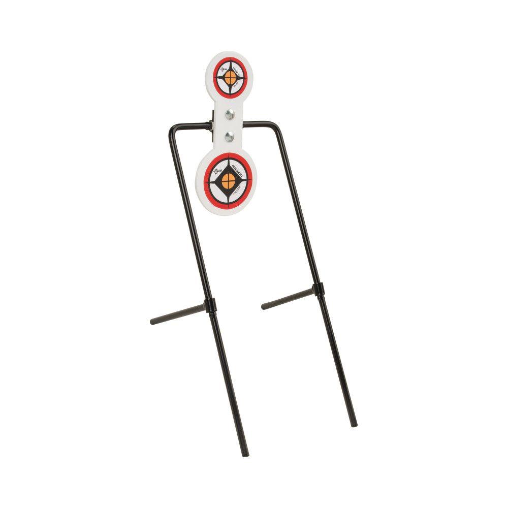 The Allen Company Inc. Allen EZ-Aim Hardrock AR500 Round Spinner Targets & Stand for Rimfire Rounds &amp