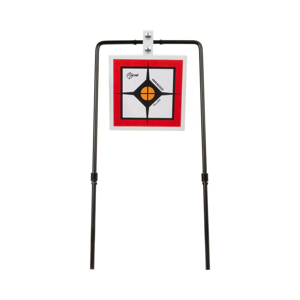 The Allen Company Inc. Allen EZ-Aim Hardrock AR500 Square Spinner Target & Stand for Rimfire Rounds &amp