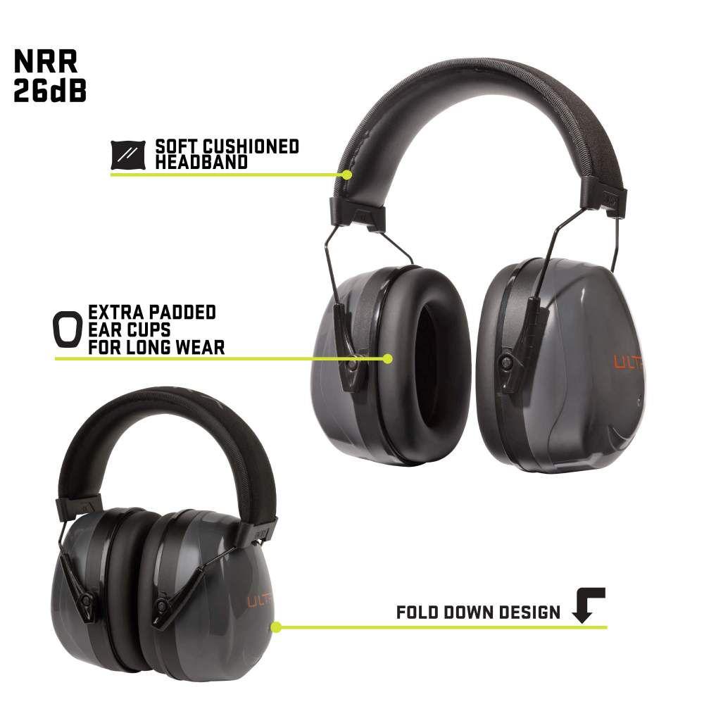 Allen ULTRX Heavy Sound Defender Passive Ear Muffs 26dB Grey Allen ULTRX Heavy Sound Defender Passive Ear Muffs 26dB Grey