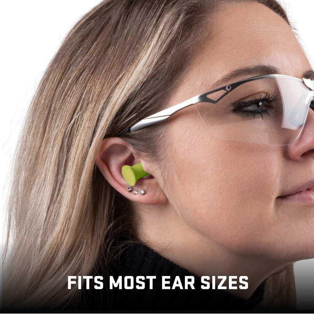 Allen ULTRX Tapered Foam Ear Plugs 32dB Lime 25 Pairs Jar Allen ULTRX Tapered Foam Ear Plugs 32dB Lime 25 Pairs Jar