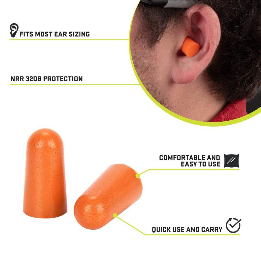 Allen ULTRX Foam Ear Plugs 32dB Orange 6 Pairs Allen ULTRX Foam Ear Plugs 32dB Orange 6 Pairs