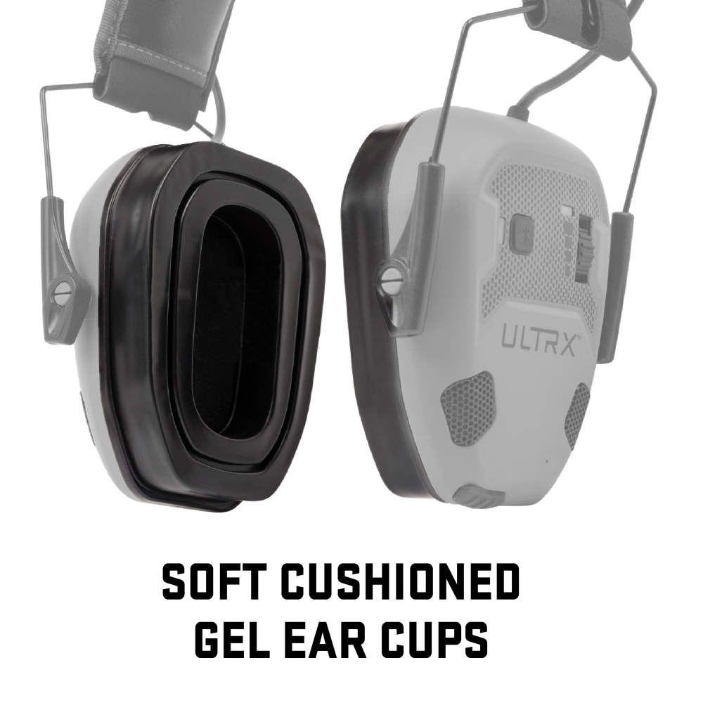 Allen ULTRX Gel Ear Cup Replacement Pads Black 1 Pair Allen ULTRX Gel Ear Cup Replacement Pads Black 1 Pair