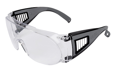 The Allen Company Inc. Allen ULTRX Fit Over Safety Glasses Black with Clear Lenses