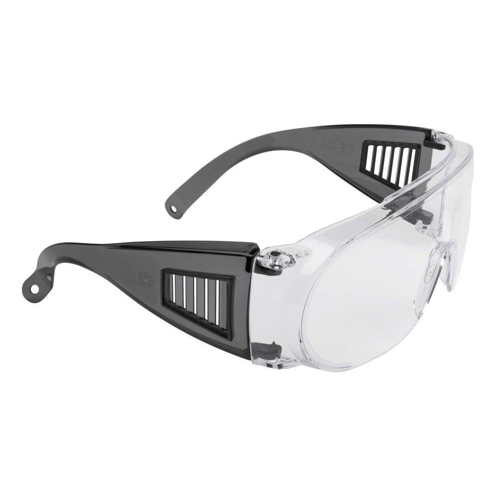 Allen ULTRX Fit Over Safety Glasses Black with Clear Lenses Allen ULTRX Fit Over Safety Glasses Black with Clear Lenses