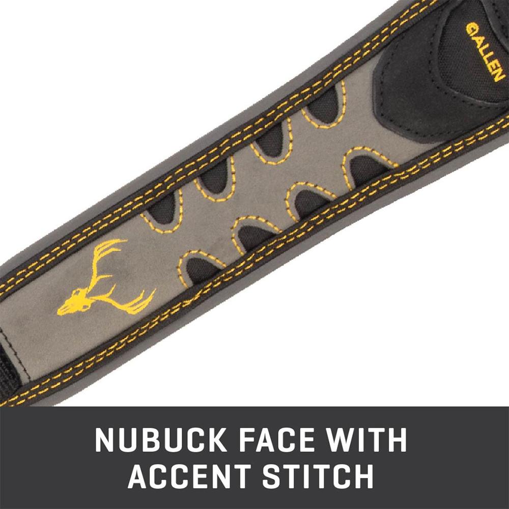 Allen Aspen Nubuck Rifle and Shotgun Sling 2-Point Black/Clay Allen Aspen Nubuck Rifle and Shotgun Sling 2-Point Black/Clay