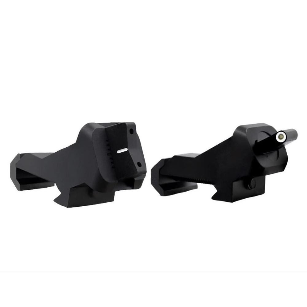 Xs Sight Systems Inc. Xs SightXTI2 DXW 45 Degree Offset BUIS Tritium Front / Non-Tritium Rear