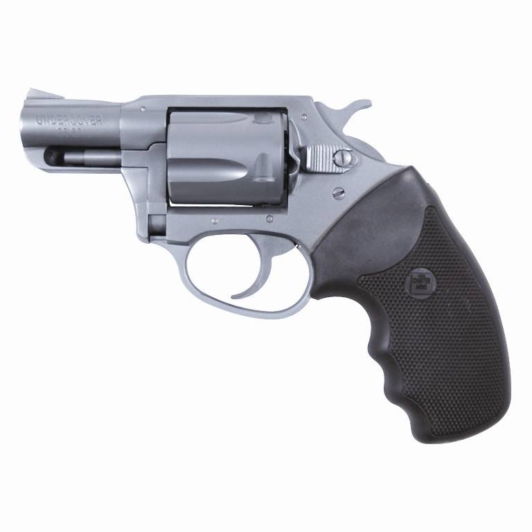 Charter Arms Charter Undercover Full Size Handgun .38 Spl 5/rd Capacity 2" Barrel Silver with Black