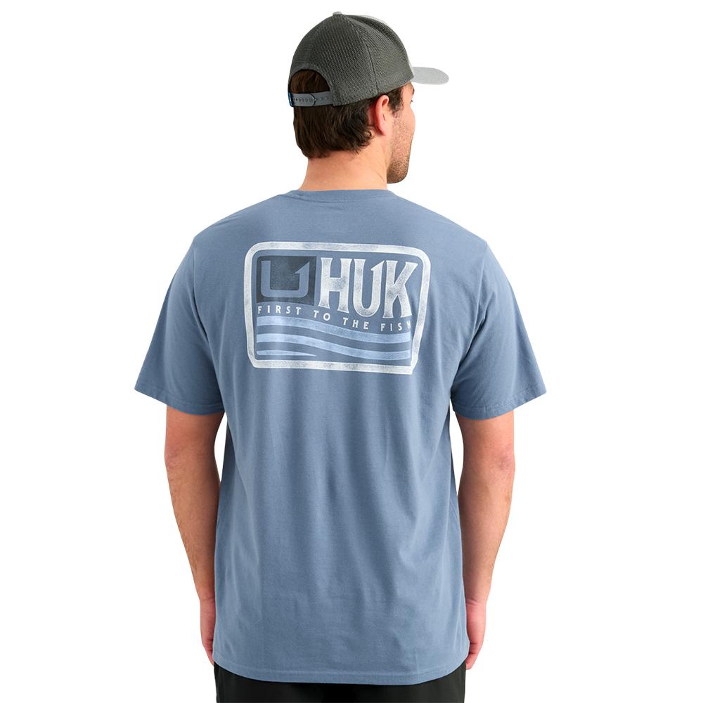 Marolina DBA HUK Huk Born Wave Short Sleeve Shirt Stormy Blue S
