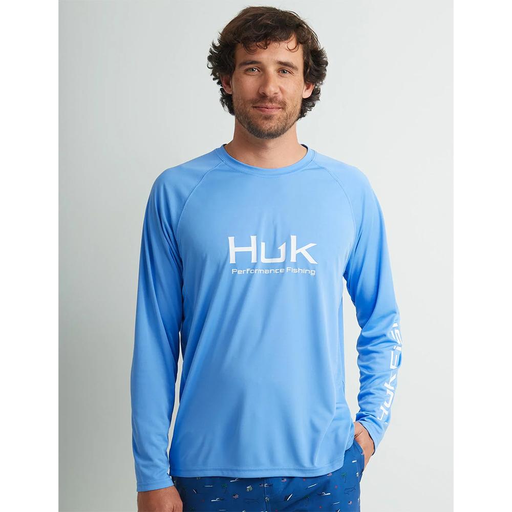 Marolina DBA HUK Huk Vented Pursuit Long Sleeve Shirt Marolina Blue S