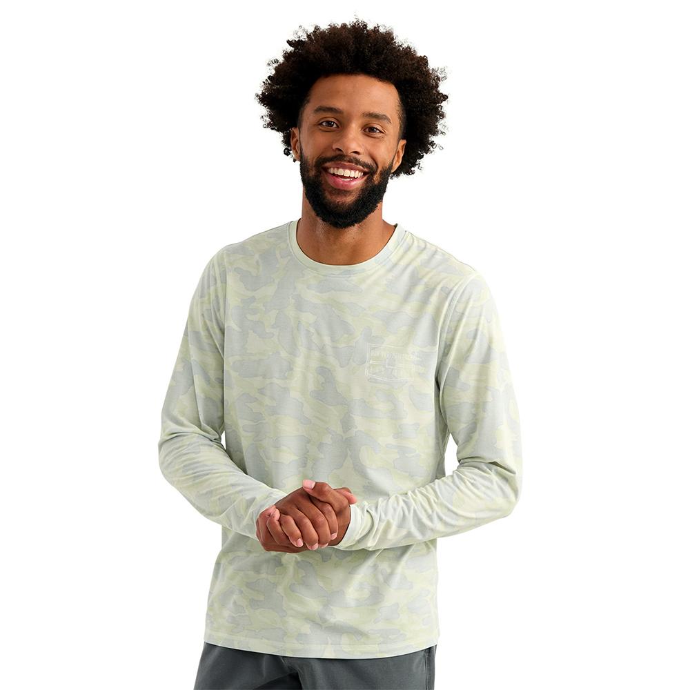 Huk Drift Performance Long Sleeve Shirt Pale Algae S Huk Drift Performance Long Sleeve Shirt Pale Algae S