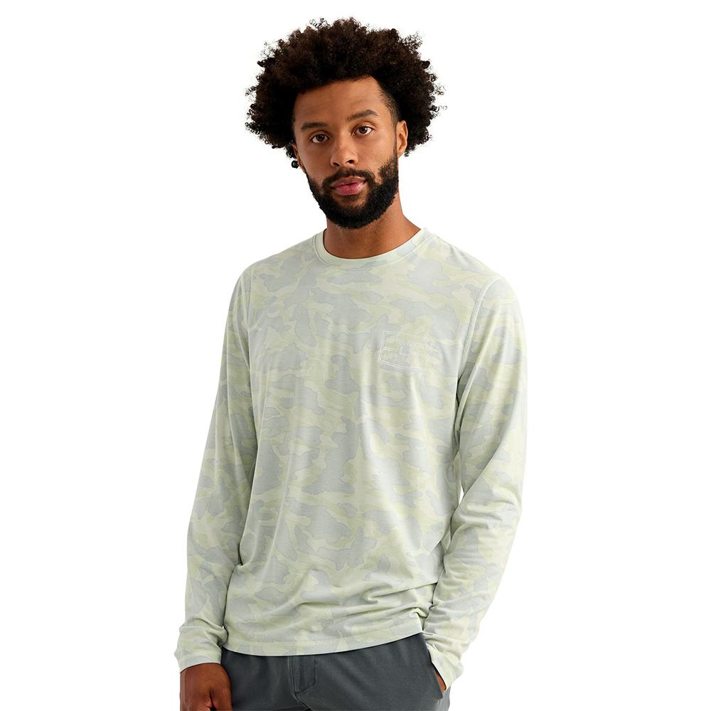 Huk Drift Performance Long Sleeve Shirt Pale Algae 2XL Huk Drift Performance Long Sleeve Shirt Pale Algae 2XL