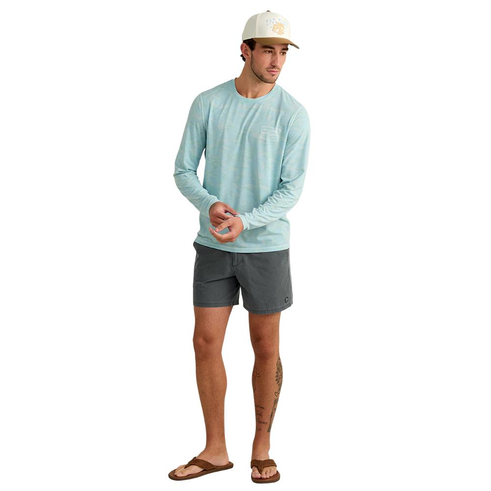 Huk Drift Performance Long Sleeve Shirt Heron Blue 2XL Huk Drift Performance Long Sleeve Shirt Heron Blue 2XL