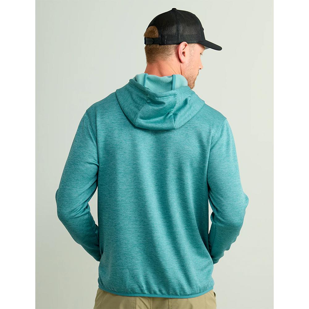 Marolina DBA HUK Huk Huk'd Up Performance Fleece Hoodie Storm Blue Heather S