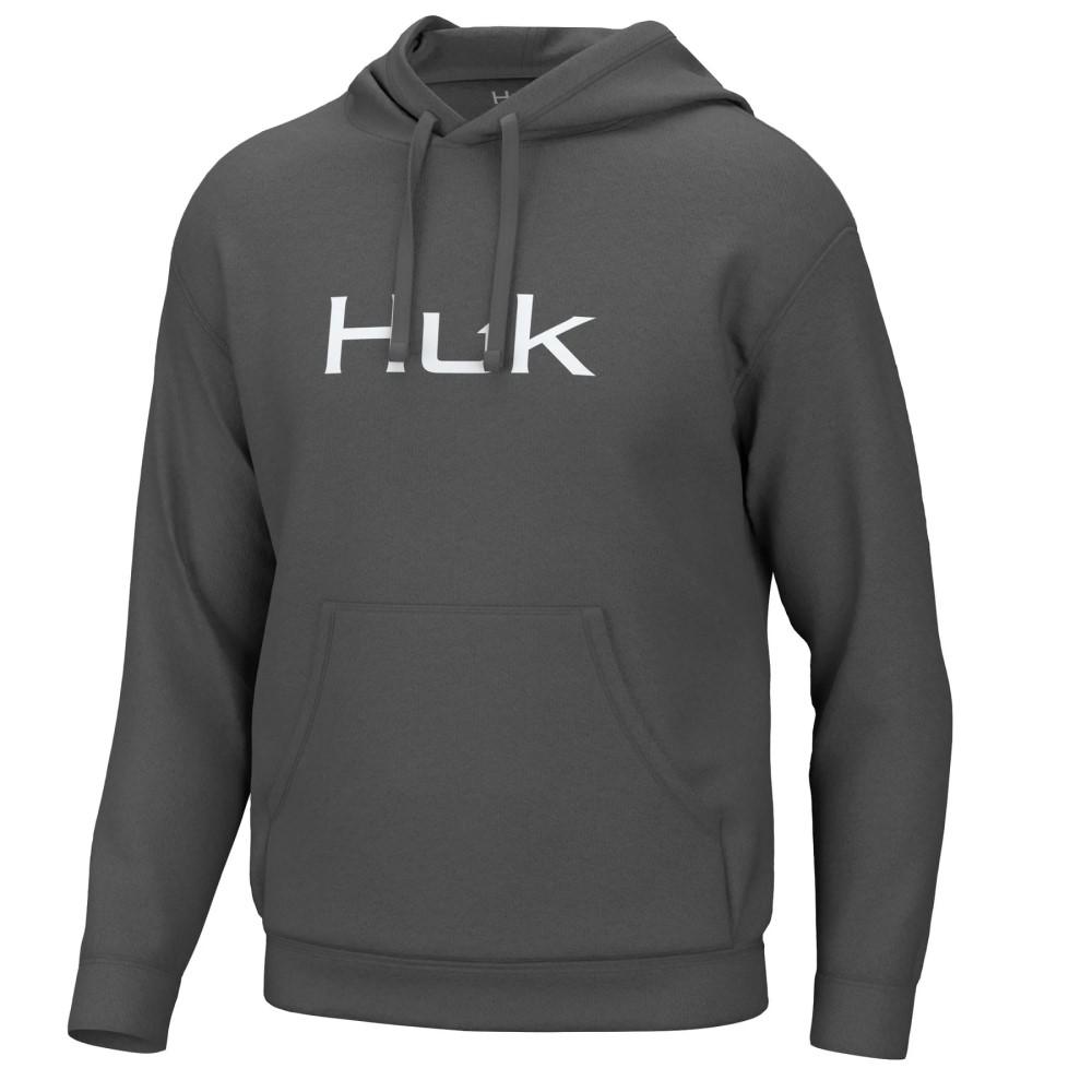 Marolina DBA HUK Huk Huk'd Up Logo Long Sleeve Hoodie Volcanic Ash 2XL