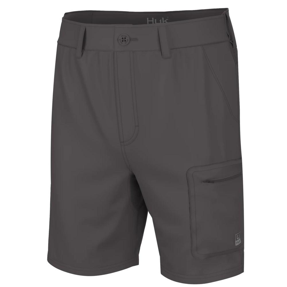 Marolina DBA HUK Huk Next Level 7" Shorts Iron 2XL