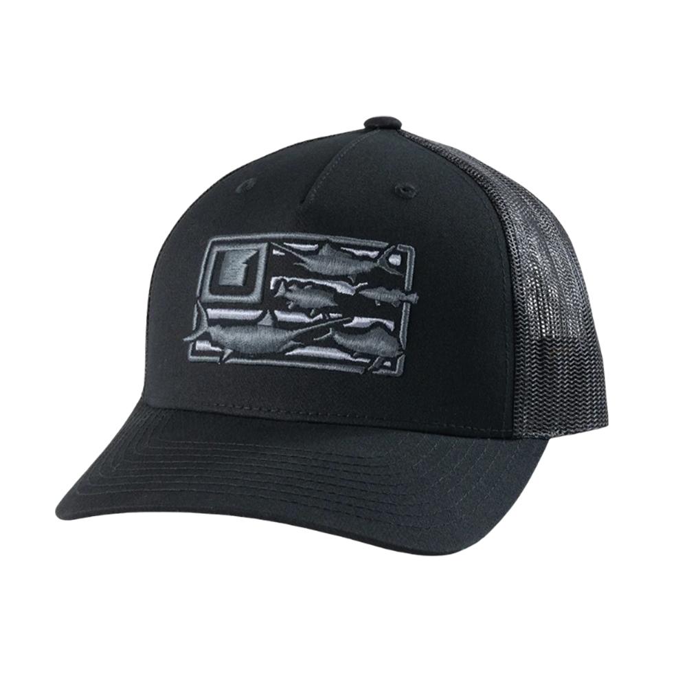 Marolina DBA HUK Huk Trophy Flag Trucker Hat Black