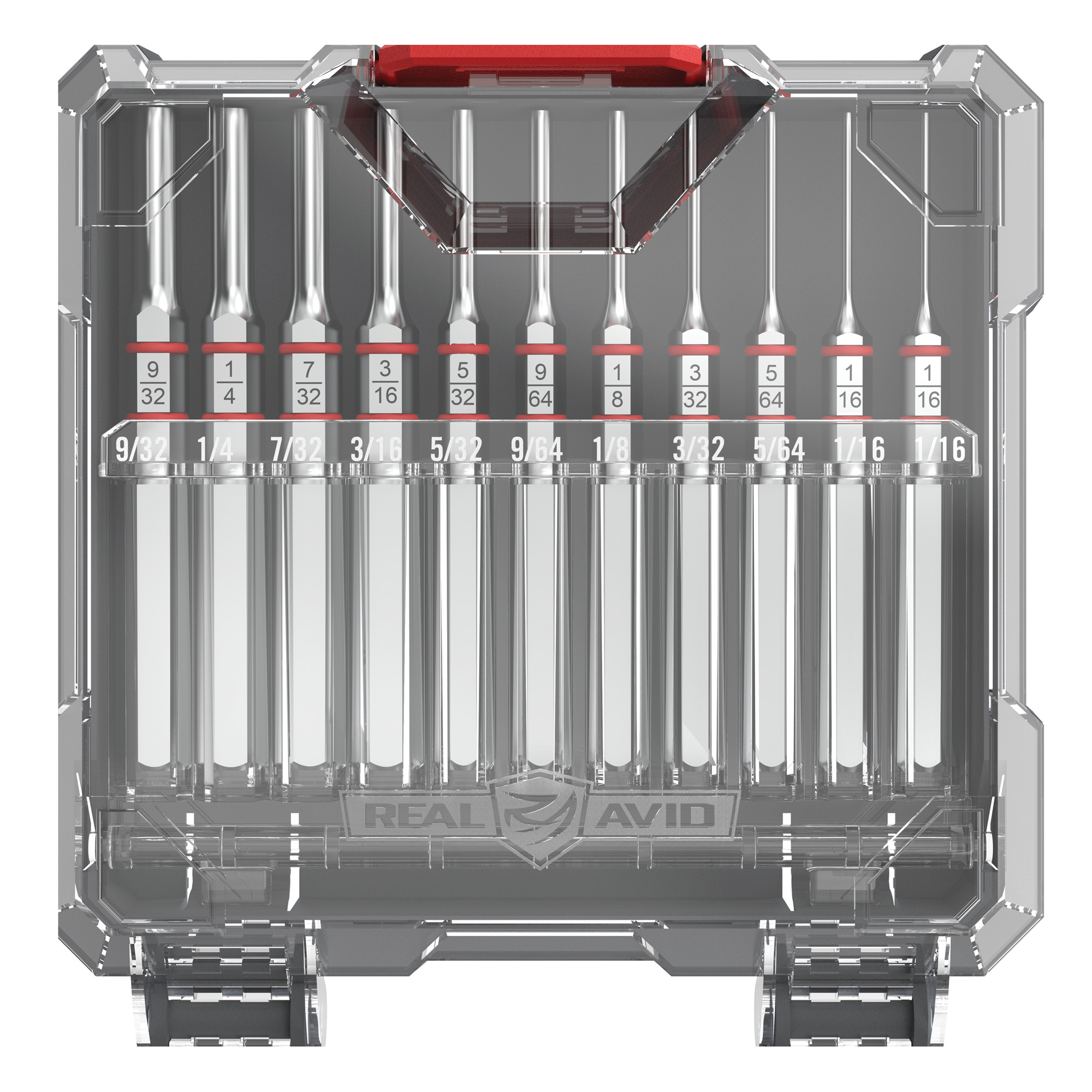 Real Avid Real Accu-Punch 11-Piece Standard Pin Punch Set