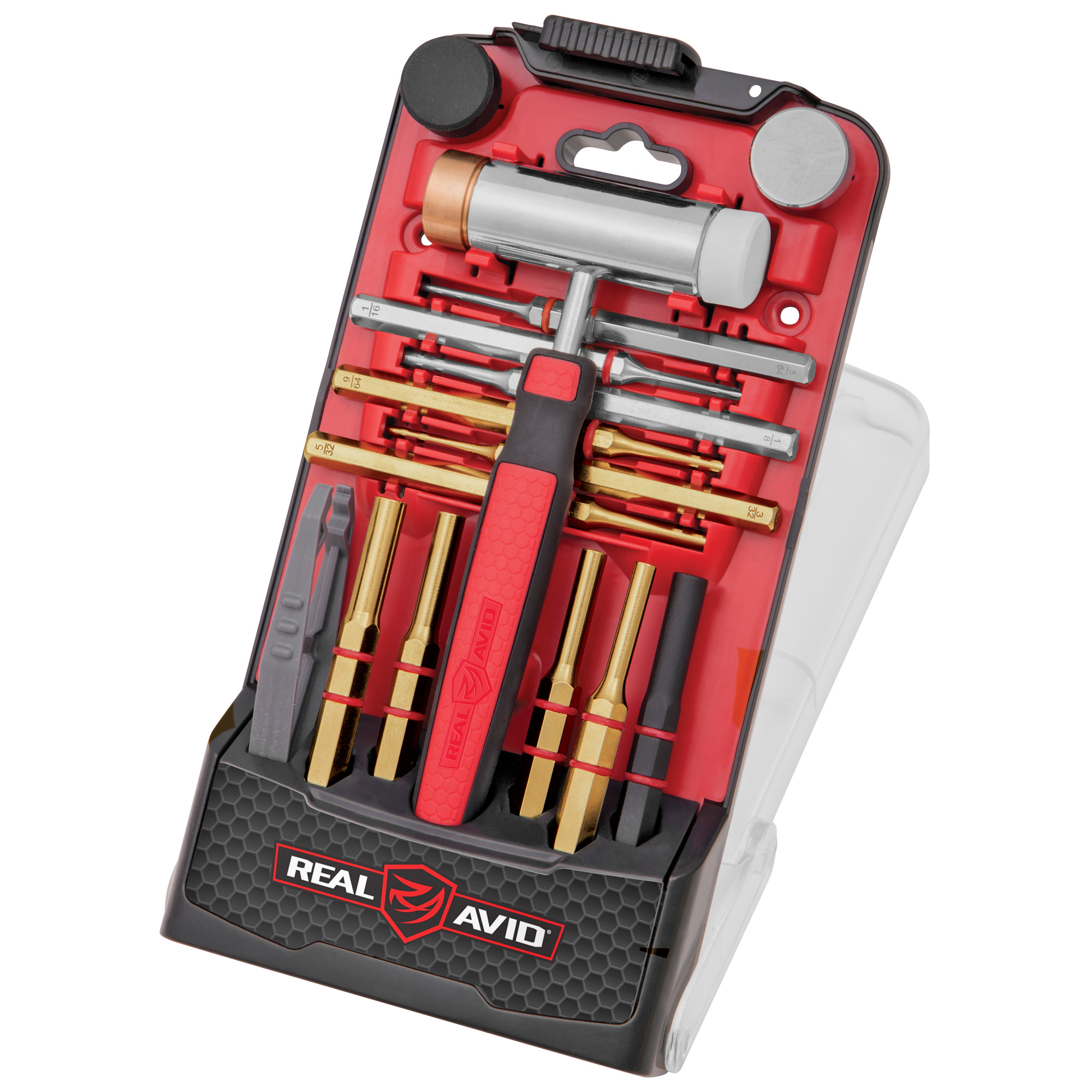 Real Avid Real Accu-Punch Hammer & Pin Punch Set - Brass