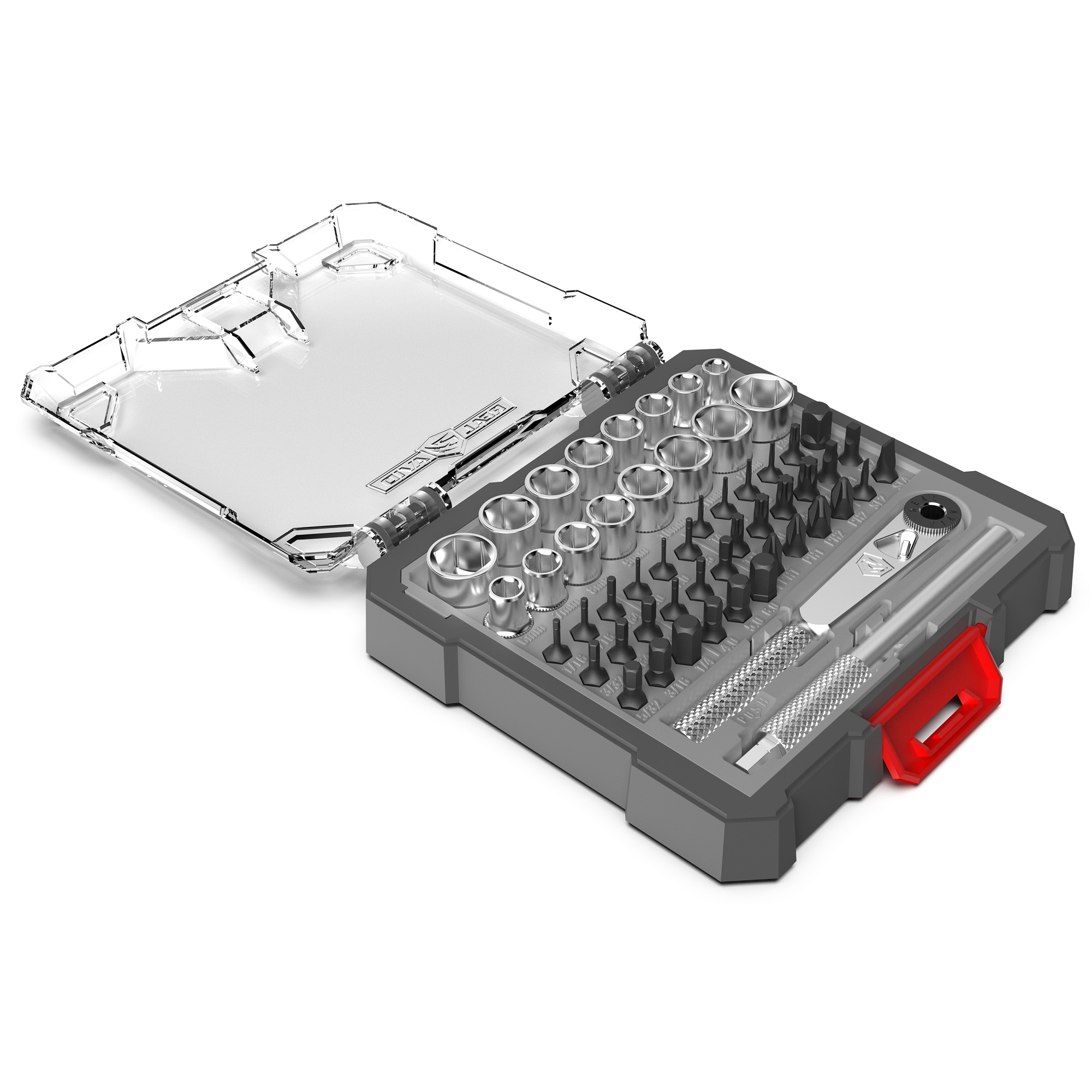 Real Avid Real X3 Driver 52-Piece Socket & Gunsmithing Bit Set